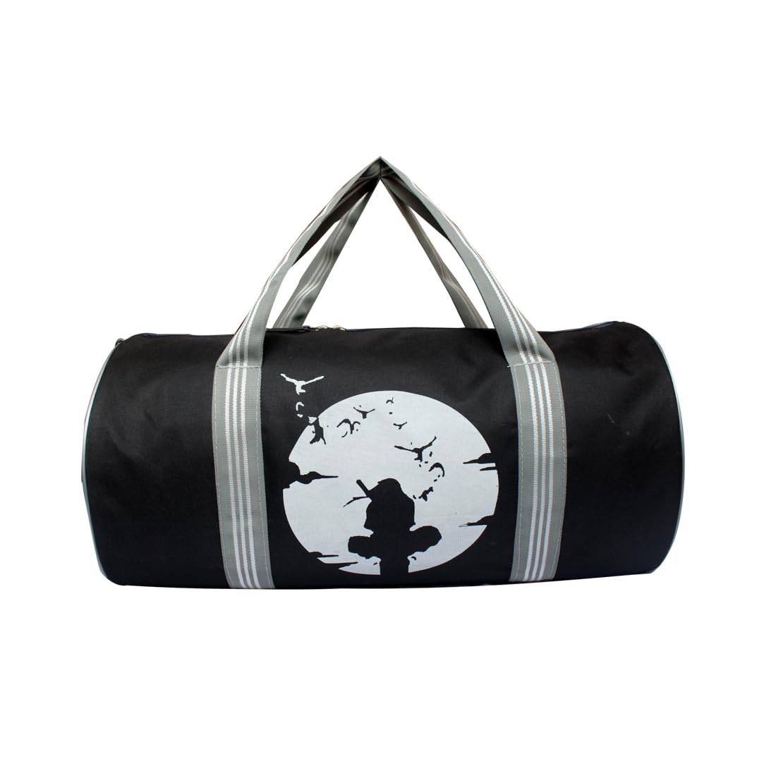 Anime Printed Gym Bags Duffle Polyester Bag Adjustable Shoulder Bag Travel Bag Sports Bag for Men & Women (black01)-image-9