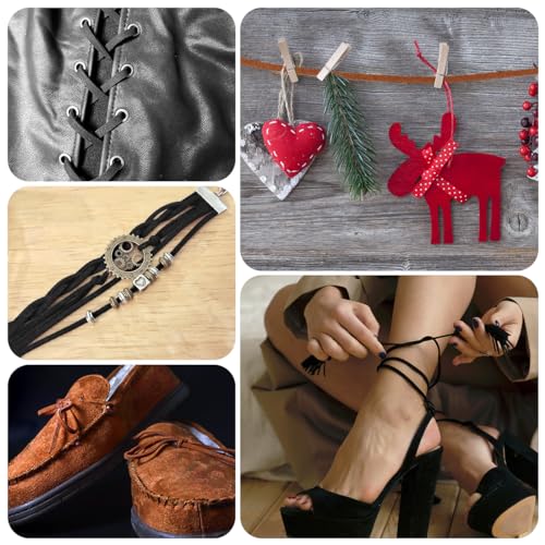 Tenalleys SUEDE CORD Leather Cords Rope String For Jewelry Making Necklace Bracelet Art Crafts Beading thumb #5