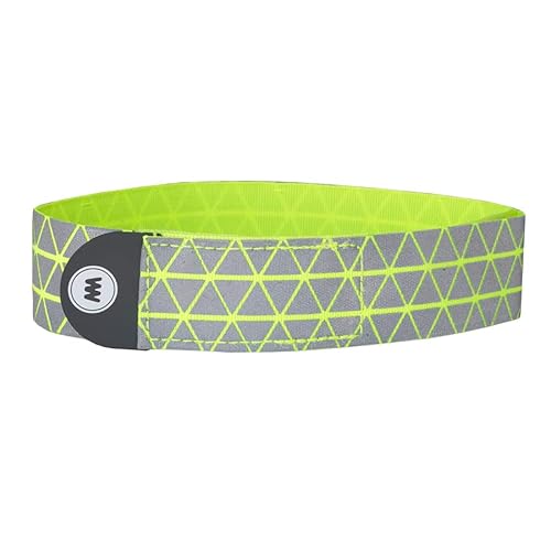 Unbekannt Wowow RYU Bande réfléchissante avec Fermeture Velcro Jaune 37 x 2,5 cm Cover