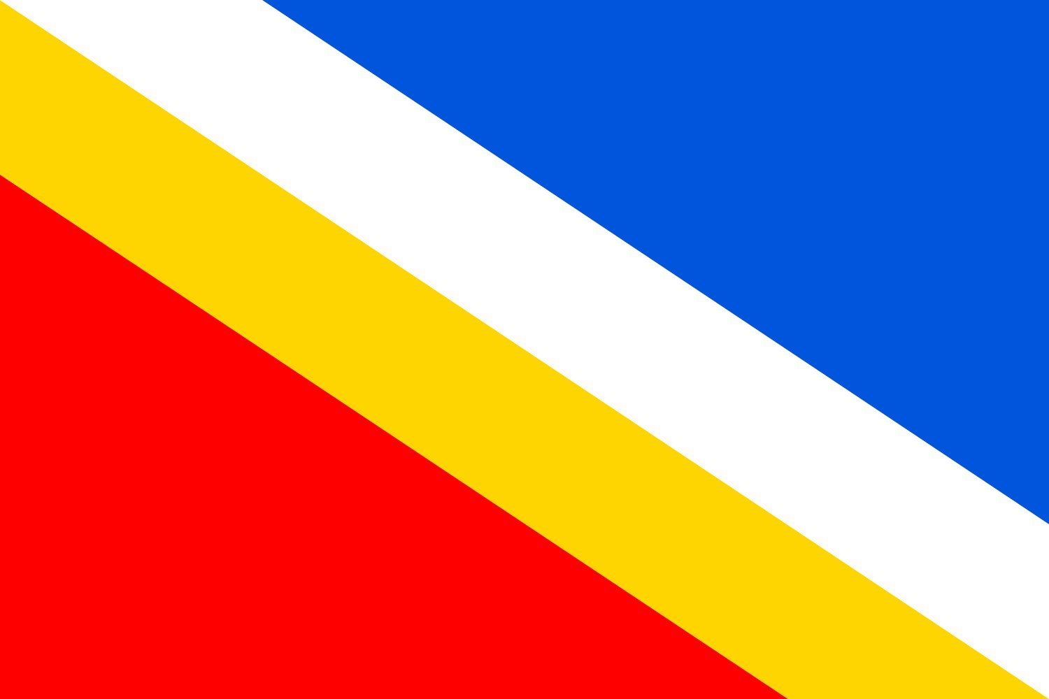 Drapeau paysage Batelov XL anti-enroulement pour mât extérieur de ville