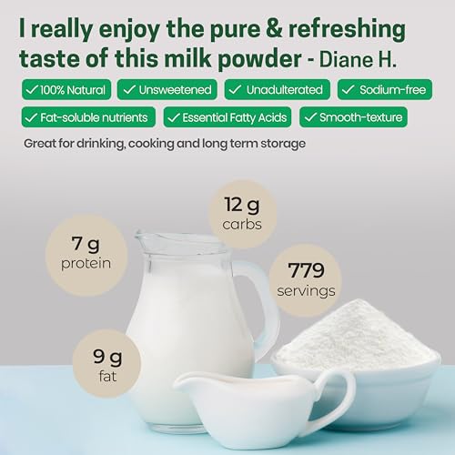 Image of Z Natural Foods Premium Whole Milk Powder - Pasteurized Dry Milk, 55 lb