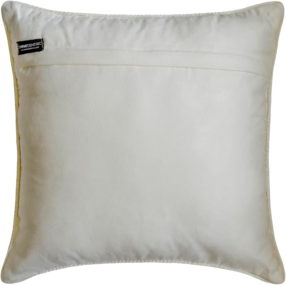 The HomeCentric Decorative Blue Pack of 2, 22x22 inch (55x55 cm) Throw Pillows, Velvet Chevron Throw Pillows for Couch, Abstract Modern Style Easter - Cordelia