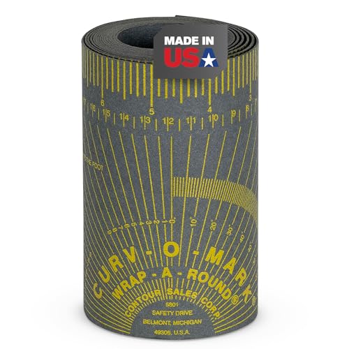 Image of Jackson Safety Pipe Measuring Tool - Wrap-A-Round Tape Pipe Fitting Tool (Multiple Sizes and Heat Ratings)