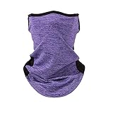 Diseño elegante: es un pañuelo para la cabeza con trabillas para los oídos. No tienes que preocuparte por que el bandana se resbale.