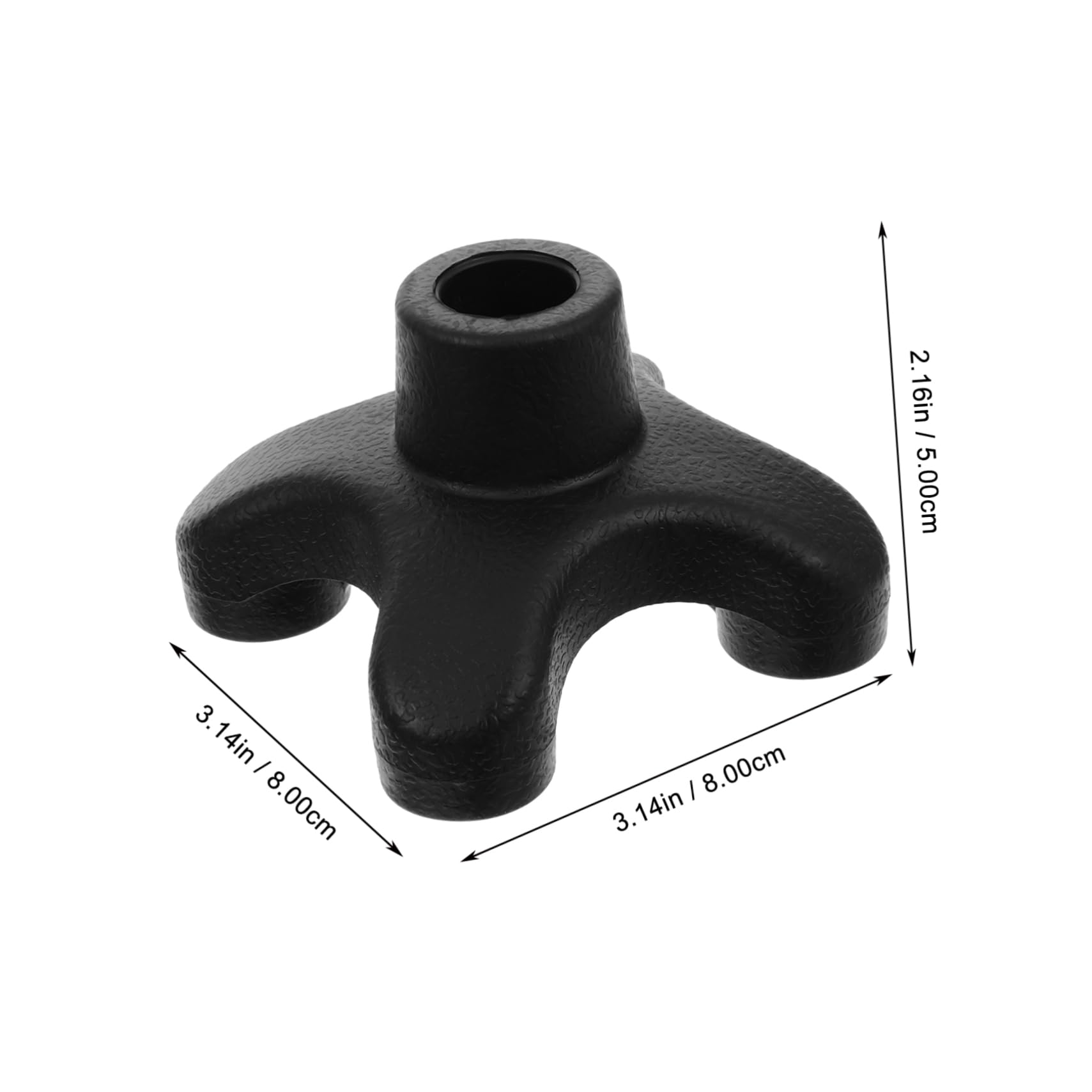 FRCOLOR 5pièces Embout De Canne Antidérapant Pour De Marche Et Canne Accessoire De Trekking Pour Personnes Âgées