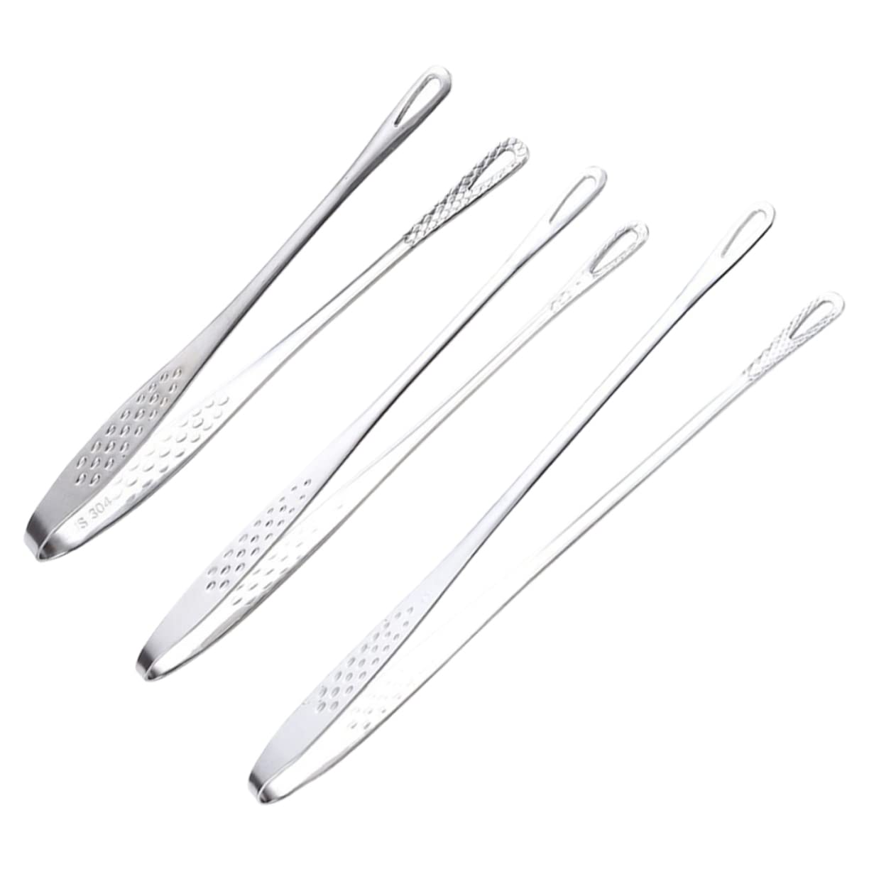 UPKOCH 2 Sätze Teiliges Grillzangen Rutschfeste Küchenzange Für Bbq Steak Und Fleisch Ergonomische Grillzange Für Einfache Handhabung 3 Stücke * 2
