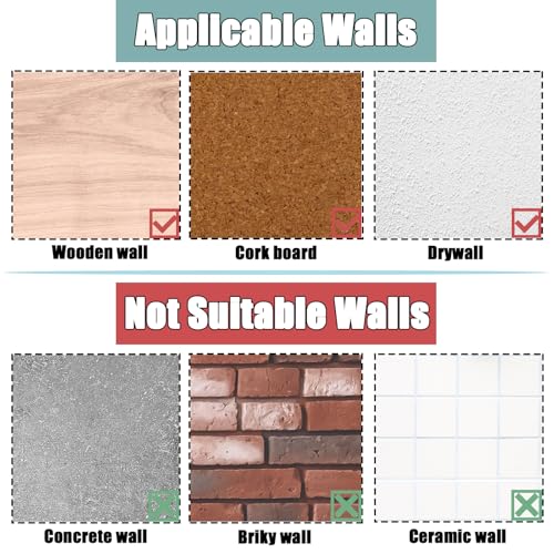 Tachuelas para colgar en la pared fotos y decoración en salones y pasillos 7