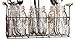 Set of 3 Clear Glass Mason Jars in Wire Tray with Wooden Handles, Flatware Caddy Organizer Set for Home & Parties