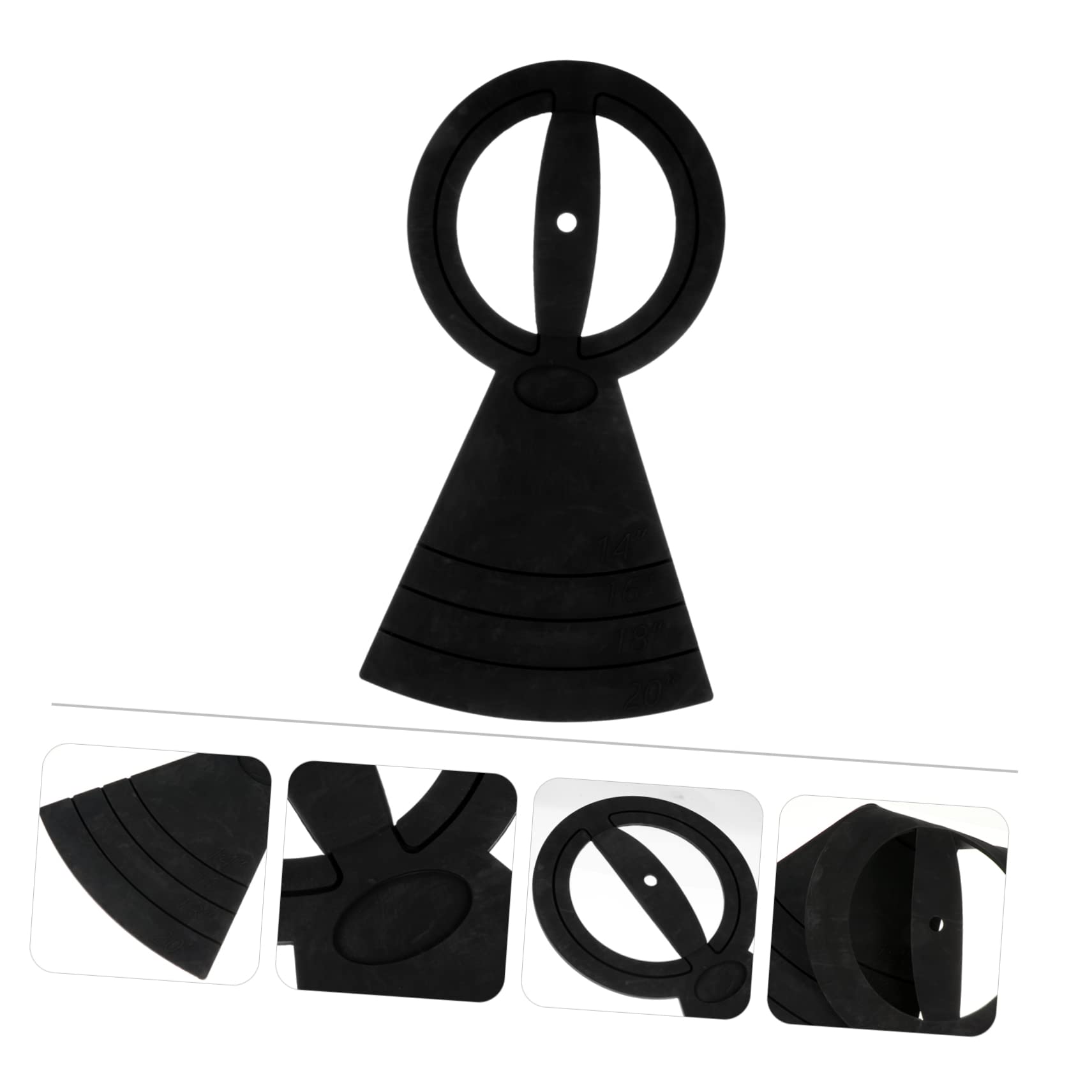 Holibanna 1Pc Drum Mute Pad High Flexibility Cushion for Drum Impact Resistant Design Compatible with Cymbals for Quiet Practice