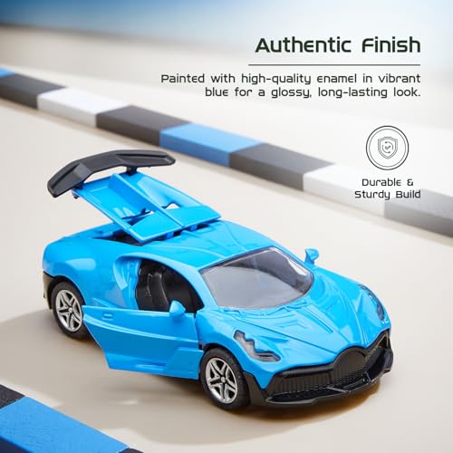 Image of Amazon Brand - Metal Die Cast 1:37 Bug | Blue | Collectible & Durable