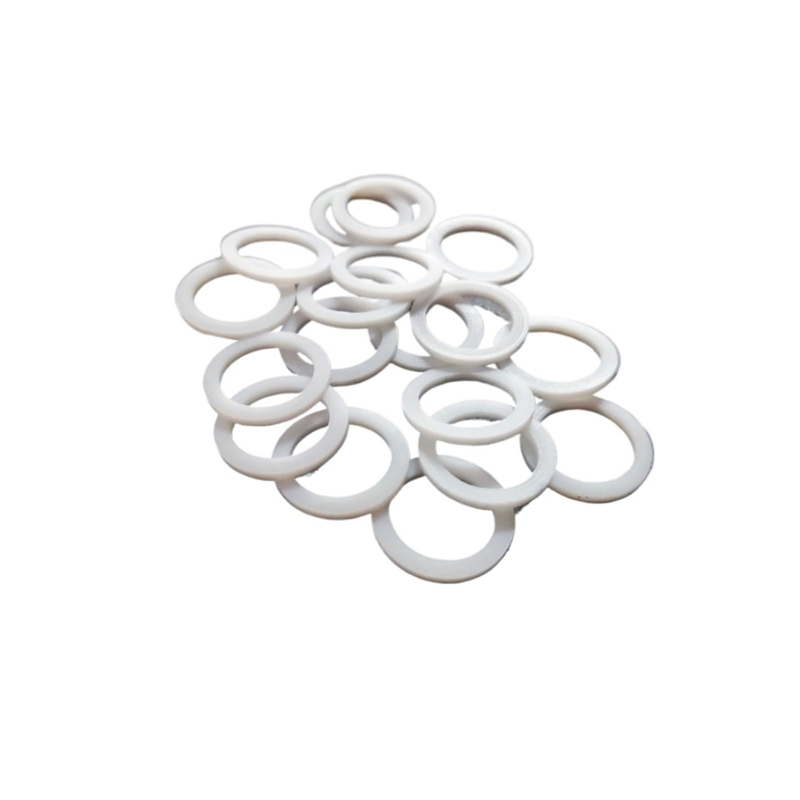 YUQIWANG(レインキのお店) PTFE Gasket Flat Washer Thickness 1mm ID 3mm~100mm Resistant To High&Low Temperature For Flange(10x15x1mm)