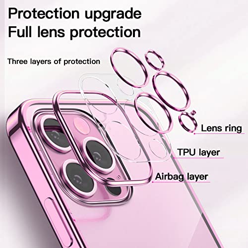 Protection iPhone SE2 fine transparente avec placage noir - 2