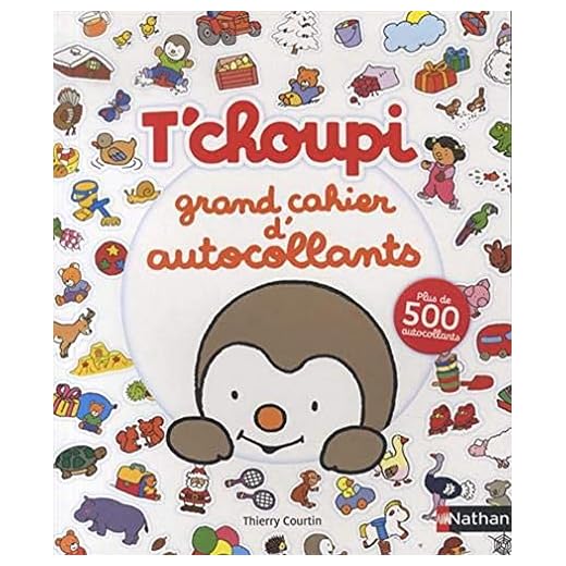 T'choupi grand cahier d'autocollants - Dès 2 ans