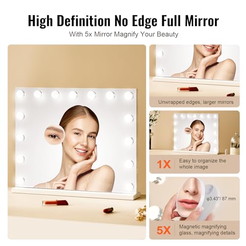 Espejo de Maquillaje Happybuy con 15 Luces y 3 Modos miniatura 3