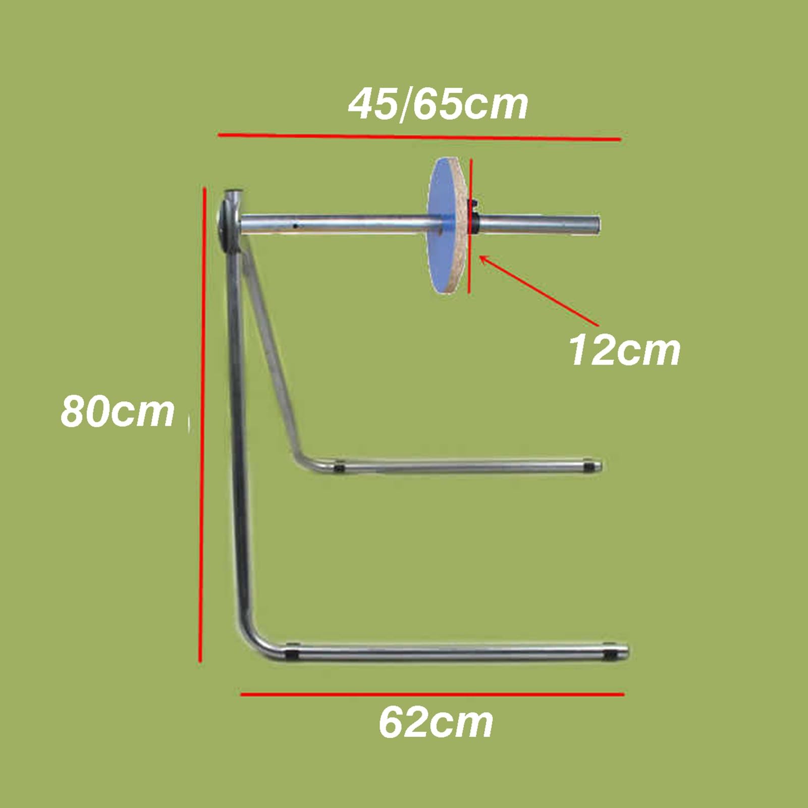 Supporto Pieghevole For Pluriball, Rotolo Verticale | Dispenser di film estensibile for imballaggio, salvaspazio for rotoli di schiuma EPE in cotone perlato(Width 65cm)