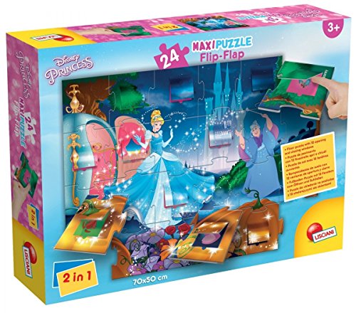 Liscianigiochi Cenerentola Puzzle Maxi – 24 Teile Mit Fenstern Zum Entdecken Für Kinder