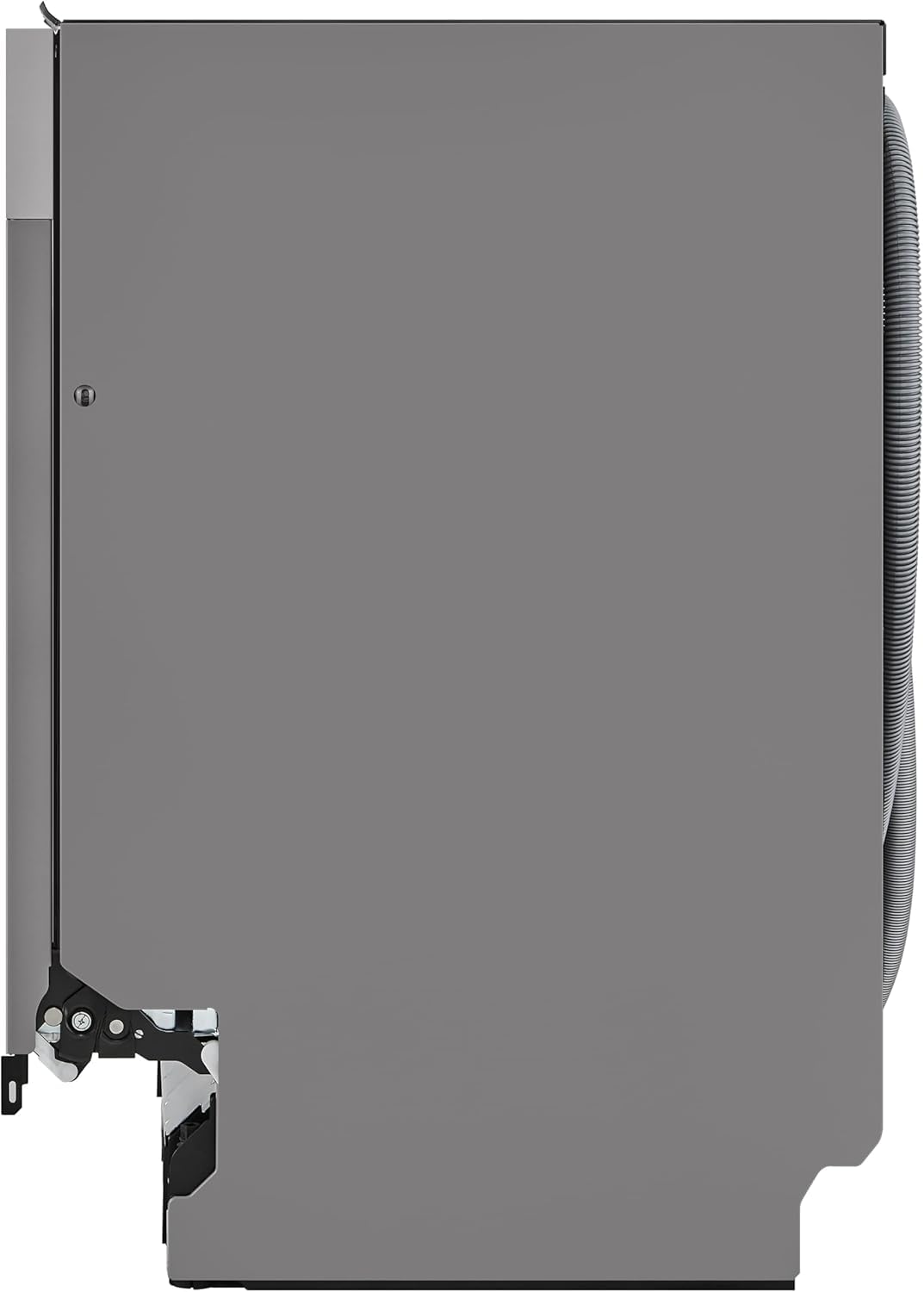 LG QuadWash DB365TXS Lavastoviglie da Incasso a Scomparsa Totale, Serie 3, Classe B, 14 coperti, 4 Bracci Irroratori, Vapore, Cerniere Sliding, Apertura Automatica, 3° Cestello, Wi-Fi, Acciaio