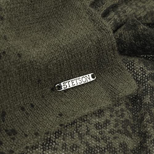 Stetson Haverston Cashmere Scarf Women/Men Olive One Size #TOP1