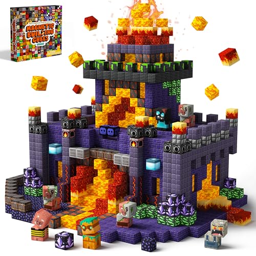 idoot 100PCS Magnetic Blocks - STEM Magnet Building Toys for Kids 3+, Birthday Gifts for Boys & Girls (0.8inch)