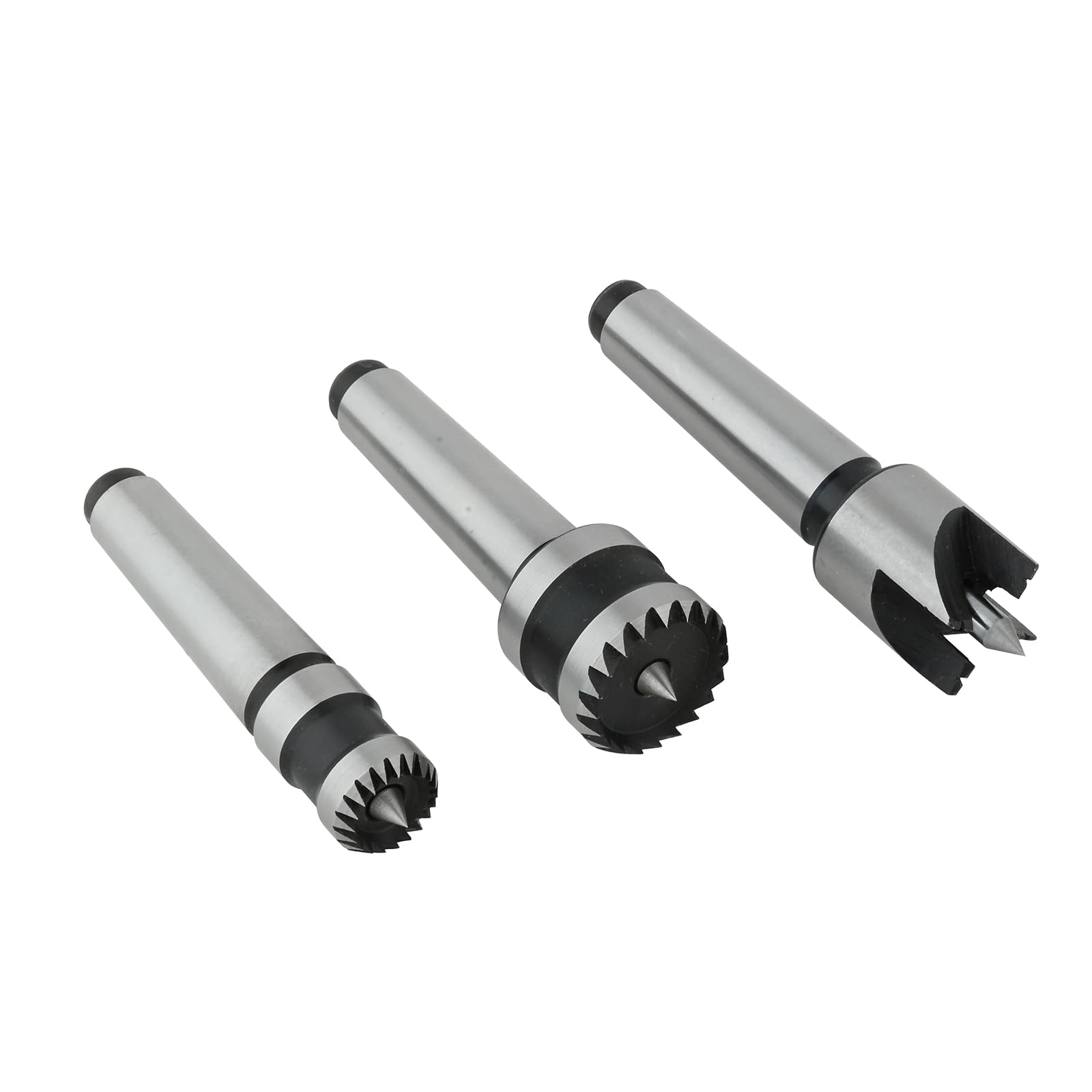 PSI Woodworking LACDCB2 Drive Center Lathe Accessory #2MT Bundle (#2 Morse Taper)