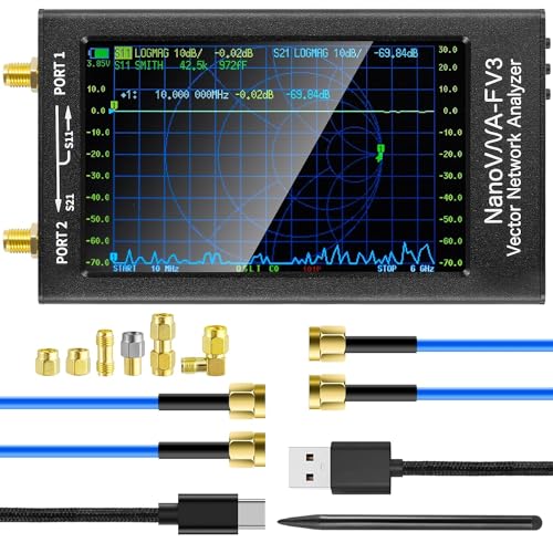 Amazon | NanoVNA-F V3 ベクトルネットワークアナライザ、1MHz