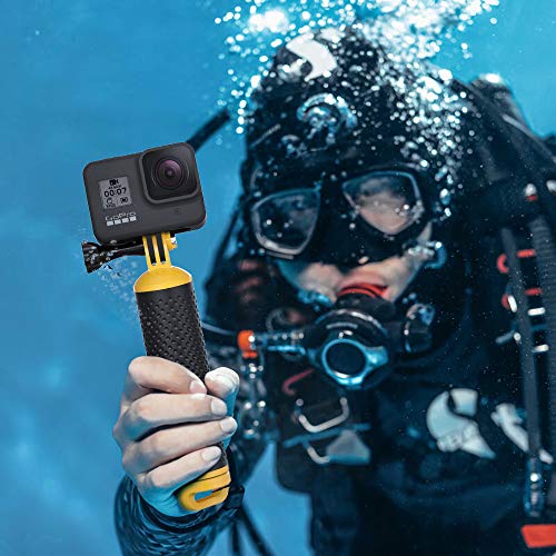 Sametop Schwimmender Handgriff Wasserdicht Handgriff Floating Hand Grip Einbeinstativ Tauchen Stock für GoPro Hero 11… – Bild 6