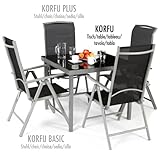 ultranature gartentisch quadratisch stuehle