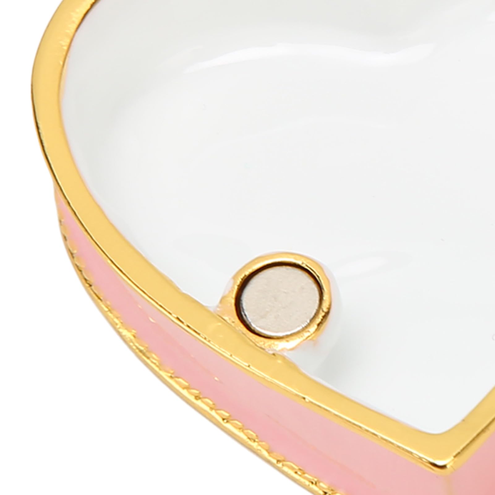 MINGZHE Heart Shape Decorative Metal Jewelry Storage Holder Jewelry Storage Box Earrings Ring Necklace Bracelet Storage Shelf Souvenir Gifts