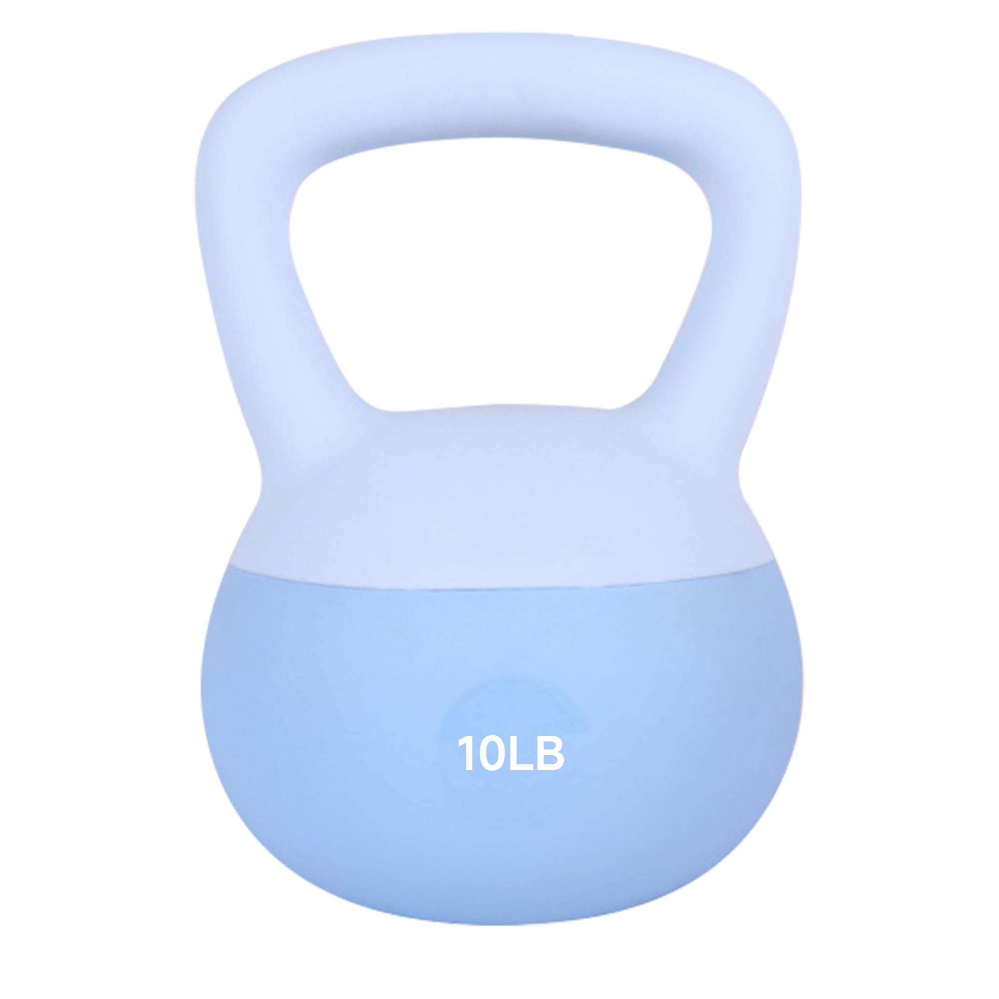 Leikefitness Soft Kettlebells,Steel Shot Filled Weights for Women and Men,Color Coded Anti Slip Soft Kettlebells,Home workout (BLUE, 10 LB)