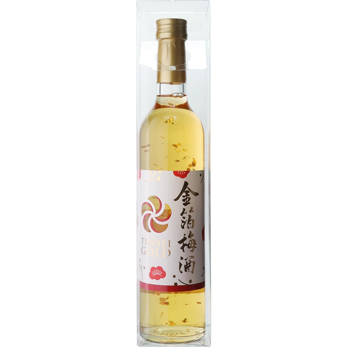 Amazon.co.jp: 天星 GOLD 金箔梅酒 13度 500ml 鹿児島県 天星酒造
