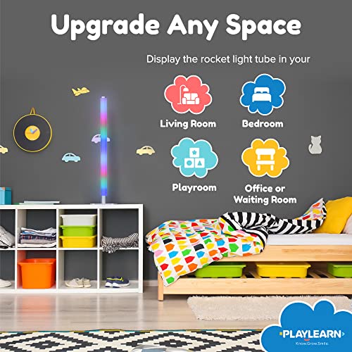 Playlearn 3.3ft Sensory Light - Music Sync & Remote - LED Color Changing Lamp - Image 5