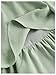 SHENHE Girl's Smocked Ruched A Line Swing Dress Layered Tie Shoulder Flowy Cami Short Dress Mint Green 13 Years