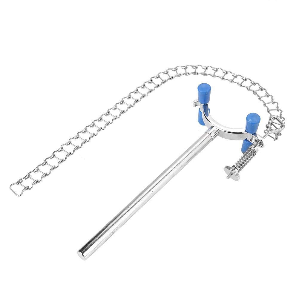 Pince de chaîne de verrouillage pince de chaîne de bécher pince de chaîne de bécher de laboratoire réglable en acier inoxydable pour laboratoire de biologie pour bécher de 80 150mm de
