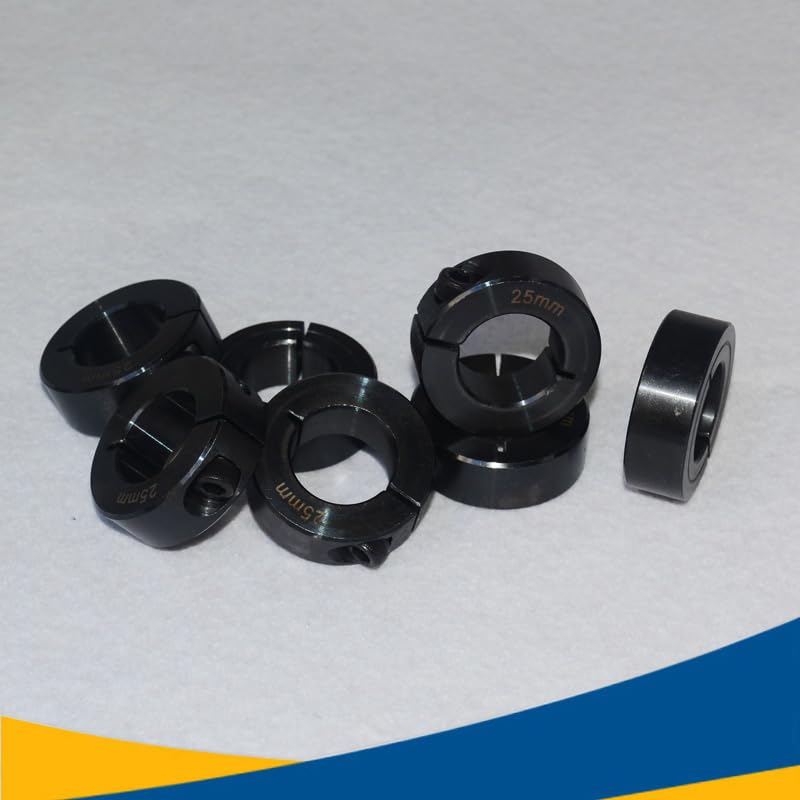 1pcs opening optical axis fixed ring bearing clamp locking sleeve bushing screws MITFL M50 M55 M60 inside diameter - (Size: MITFL-60mmx88mmx19mm)