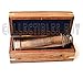 Vintage Copper Finish Telescope with Wooden Box Marine Gift London 1917
