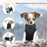 Homieco wasserdichte Hundemantel Jacke, Haustier Winterkleidung Snowproof Wasserdicht, Warme Haustier Jacke Hundejacke Hundepullover für Hunde - Blau