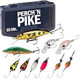 PERCH`N PIKE Forellenköder 10er Set, Angelköder Set für Forellen Angeln...