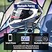 FreedConn TCOM-VB Motorcycle Helmet Bluetooth Intercom Headset Communication Systems Kit, for 2 or 3 Riders, FM Radio/Mobile phone/MP3/GPS Connective/Range 800m / Handsfree (1 Set)