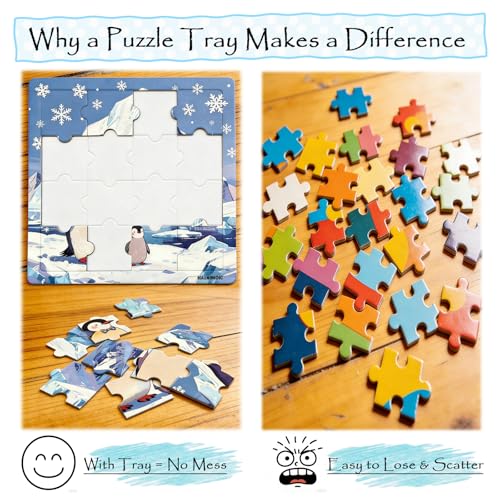 Puzzles para Niños, Pack 24 Piezas de 16 Piezas cada uno con Base, Envuelto Individualmente, Juguetes Educativos de Animales miniatura 5