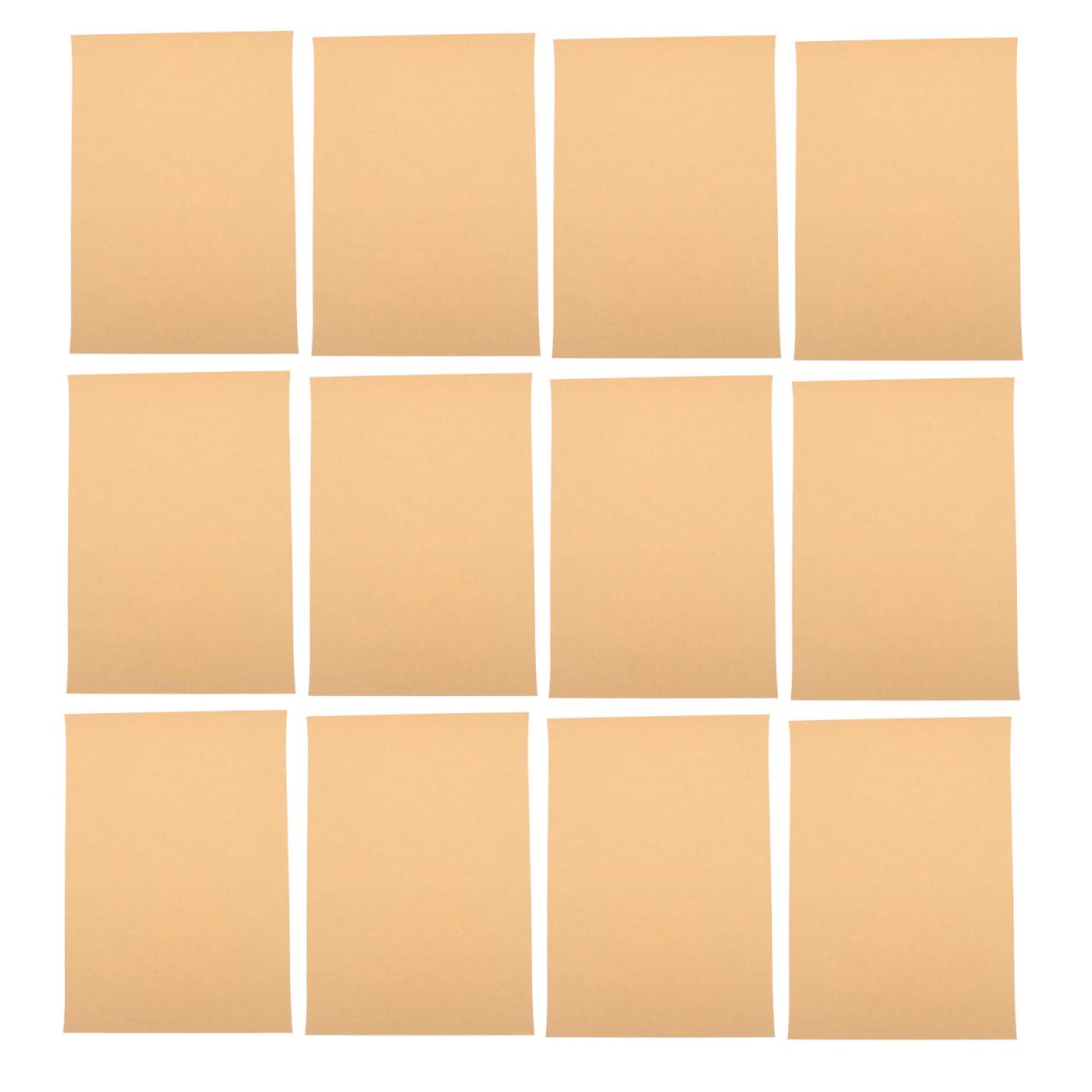 IWOWHERO 100 Pcs Papier Kraft à Dessin 210 G/m² Panneau Rigide pour Dessin Pratique Garçon et Filles