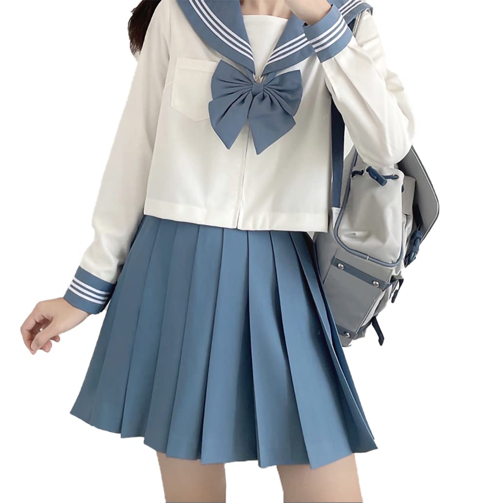 Amazon.co.jp: [CAWILXHA] 【まるこの猫柳】セーラー服 長袖 半袖 茶色