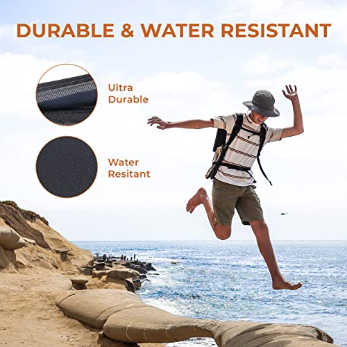 Allett ID Wallet, Jet Black | Nylon, RFID Blocking | Slim Minimalist Bifold Wallet, Water Resistant, Durable, Thin, Front Pocket | Holds 4-12+ Cards, Cash4