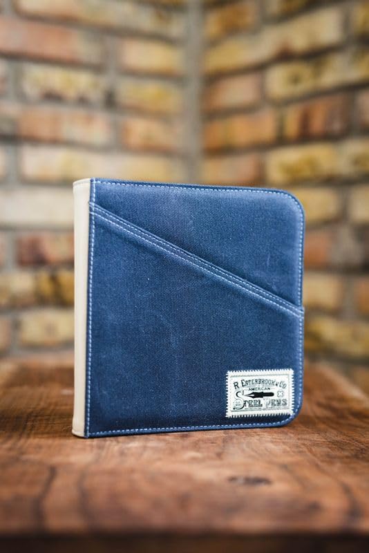 Image of Esterbrook Canvas Collection - 20 Pen Zipper Case - Navy Blue