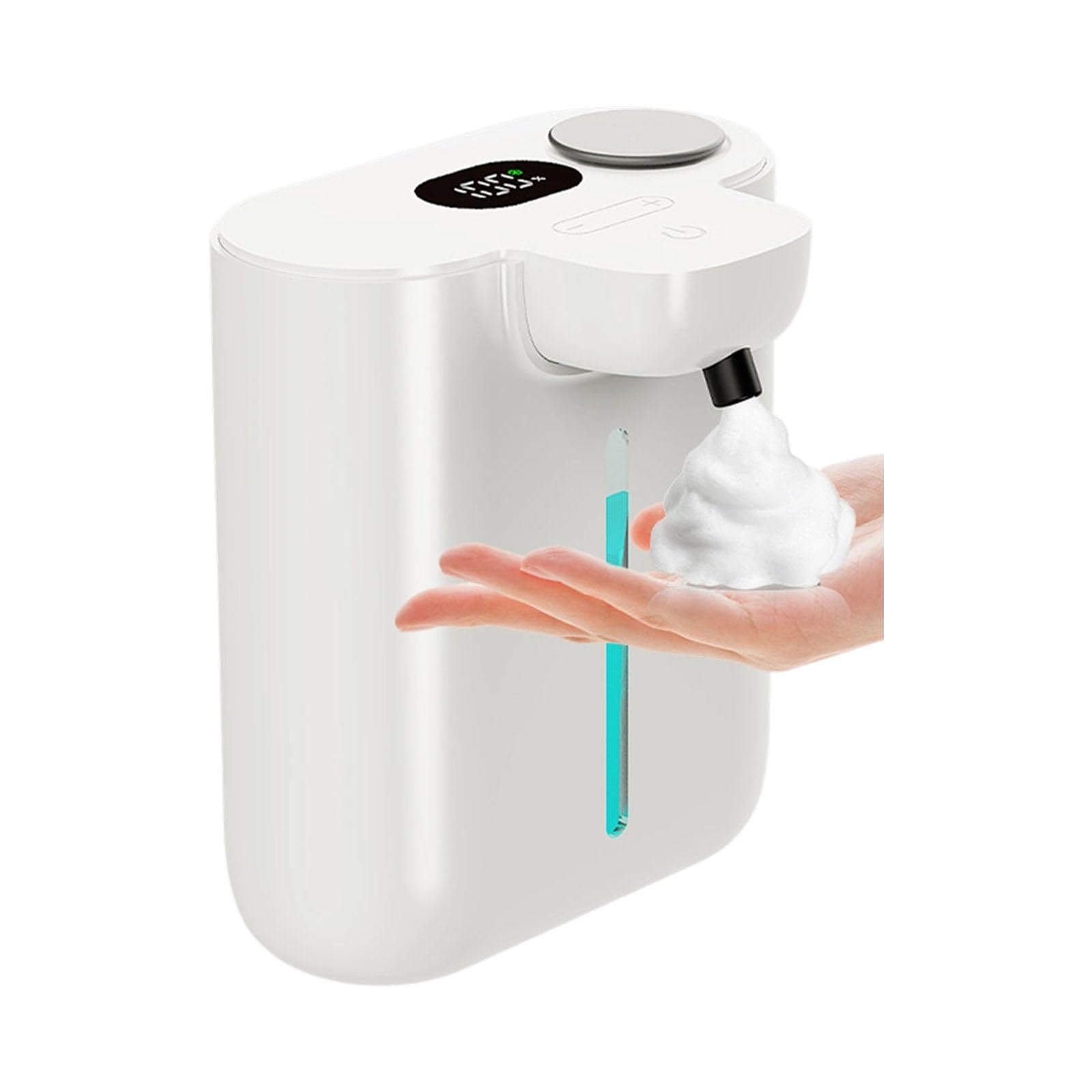 JAMIEKA Wall Mounted Soap Dispenser Automatic Induction Foam Hand Washer Contactless Foaming Soap Dispenser Easy to Install