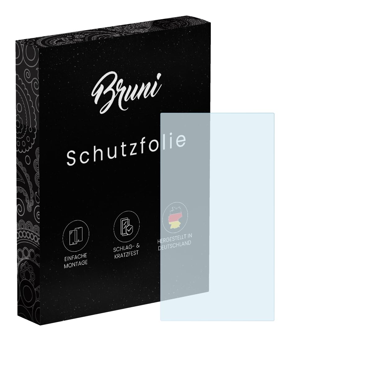 Bruni Screen Protector compatible with TempoTec V6 Protector Film, crystal clear Protective Film (2X)