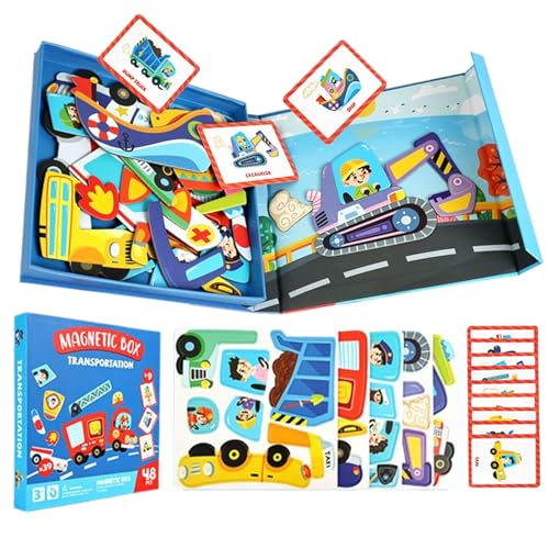 Puzzle magnético infantil de vestidos ideal para viajes en coche y casa