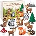 CiyvoLyeen Woodland Animals Craft Kit Kids DIY Crafting and Sewing Set Woodland Animals Felt Plushie for Girls and Boys Educational Beginners Sewing Set Sewing Kits for Kids Age 8 9 10 11 12