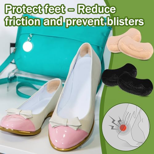 Image of 8 Pcs Shoe Filler Heel Grips Set for Loose Shoes Too Big Inserts for Women and Men for Sneaker, Boots Comfortable Cushioning Pads