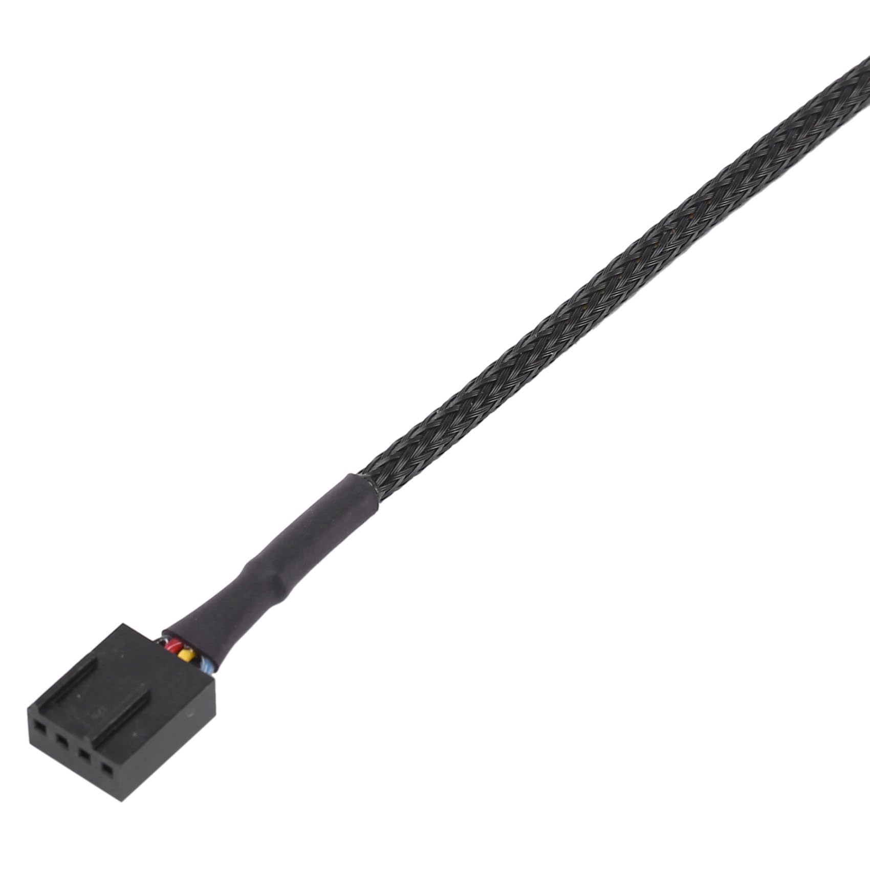 IGUATU 30 stuks 4-polige PWM ventilatorverlenging stroomkabel mannelijke connector behuizing verlengkabel compatibel met ventilator 4-polig / 3-polig IGUATU 30 stuks 4-polige PWM ventilatorverlenging stroomkabel mannelijke connector behuizing verlengkabel compatibel met ventilator 4-polig / 3-polig