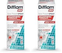 Difflam Plus Sore Throat Spray 30 ml, Watermelon (Pack of 2)